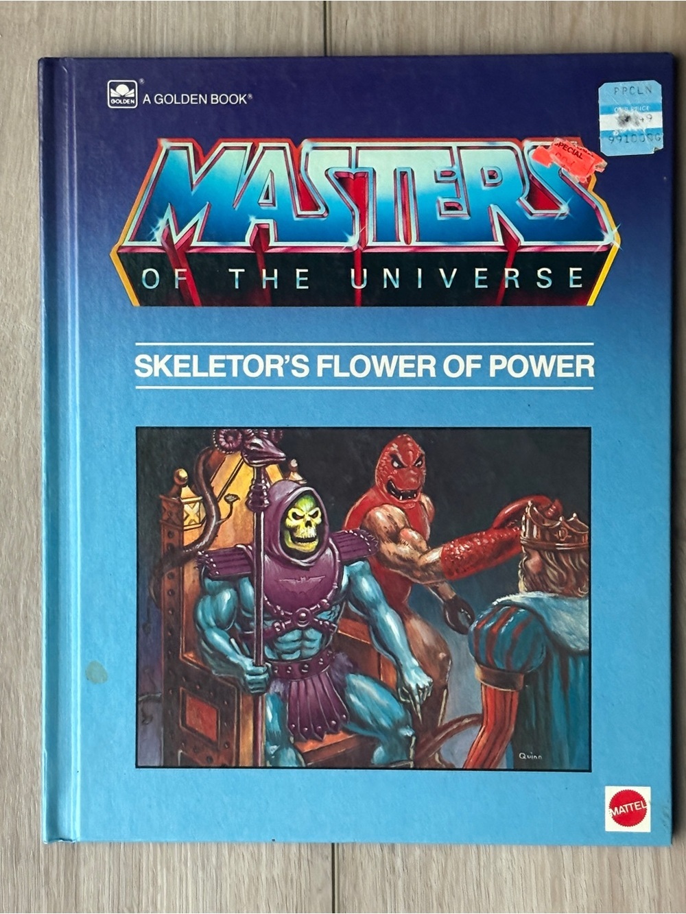 Masters of the Universe Skeletor's Flower of Power 1985 Golden Book Hardcover